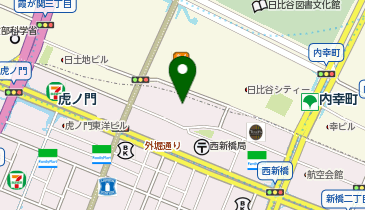 ChargeSPOT ファミリーマート ファミマ日比谷フォートタワー店の地図画像