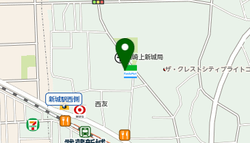 ChargeSPOT ファミリーマート 上新城一丁目店の地図画像