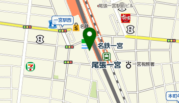 ChargeSPOT ファミリーマート 一宮駅南店の地図画像