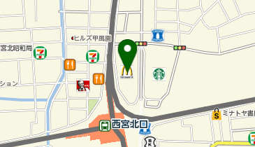 CHARGESPOT(チャージスポット)ソフトバンク アクタ西宮の地図画像