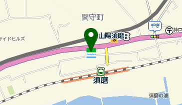 ChargeSPOT ファミリーマート 須磨浦通店の地図画像