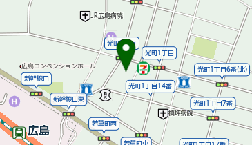 ChargeSPOT ファミリーマート 光町一丁目店の地図画像