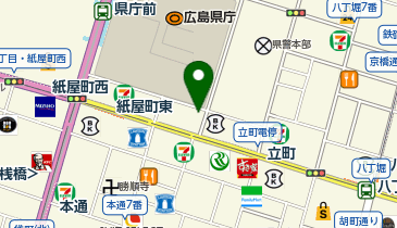 ChargeSPOT ファミリーマート 紙屋町東店の地図画像