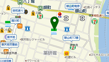ChargeSPOT ファミリーマート 銀山町店の地図画像
