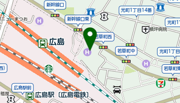 ChargeSPOT ファミリーマート 広島駅北口店の地図画像