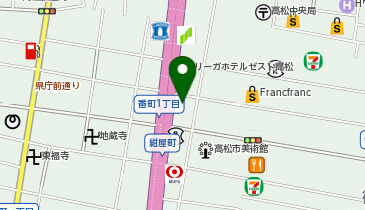 ChargeSPOT ファミリーマート 高松磨屋町店の地図画像