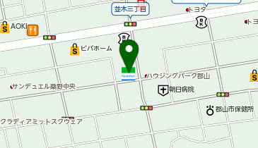 ChargeSPOT ファミリーマート 郡山桑野三丁目店の地図画像