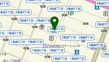CHARGESPOT(チャージスポット)ローソン 旭川2条通店の地図画像