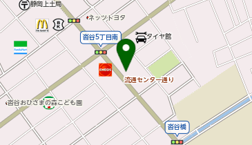 CHARGESPOT(チャージスポット)FiT24 静岡流通通り店の地図画像