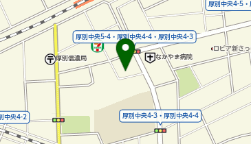 ChargeSPOT ローソン 厚別駅前店の地図画像