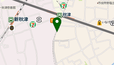 ChargeSPOT ローソン ストア100 秋津駅前店の地図画像
