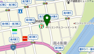 CHARGESPOT(チャージスポット)まいばすけっと 南4条東4丁目店の地図画像