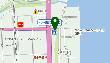 CHARGESPOT(チャージスポット)ローソン 別府観光港店の地図画像
