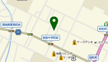 CHARGESPOT(チャージスポット)スギドラッグ 高岡美幸町店の地図画像