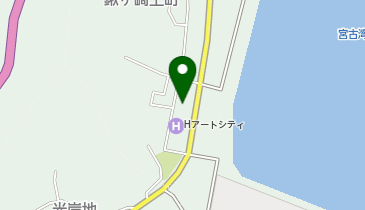 CHARGESPOT(チャージスポット)ローソン 宮古鍬ヶ崎上町店の地図画像