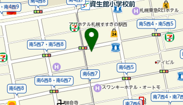 ChargeSPOT ローソン 札幌南5条市電通店の地図画像