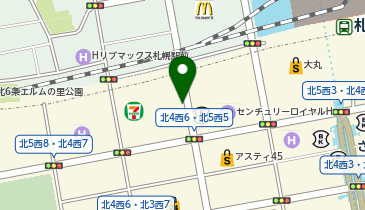ChargeSPOT ローソン 札幌北5条西六丁目店の地図画像