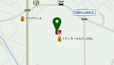 CHARGESPOT(チャージスポット)サンキューマート イオンモールむさし村山店の地図画像