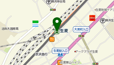 CHARGESPOT(チャージスポット)京急電鉄 生麦駅の地図画像