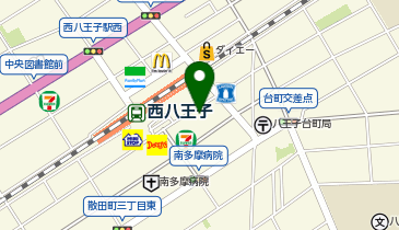 CHARGESPOT(チャージスポット)パーラー スーパーセブン 西八王子店の地図画像