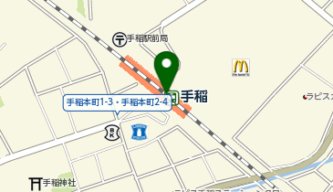 ChargeSPOT セブン-イレブン 北海道ST手稲店の地図画像