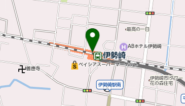 CHARGESPOT(チャージスポット)東武鉄道 伊勢崎駅(改札内コンコース)の地図画像