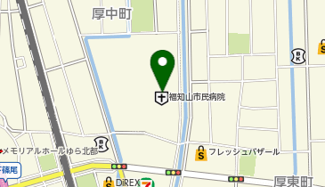 CHARGESPOT(チャージスポット)光洋 市立福知山市民病院売店の地図画像