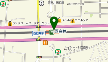 CHARGESPOT(チャージスポット)北総鉄道 西白井駅の地図画像