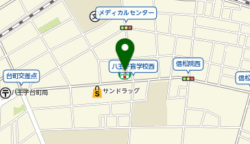 CHARGESPOT(チャージスポット)セブン-イレブン 八王子台町4丁目店の地図画像