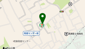 ChargeSPOT セブン-イレブン 清瀬中清戸5丁目店の地図画像