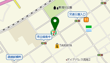 ChargeSPOT セブン-イレブン 八王子陵南店の地図画像