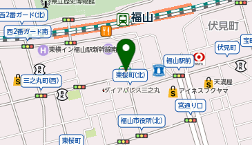 ChargeSPOT セブン-イレブン 福山駅前店の地図画像