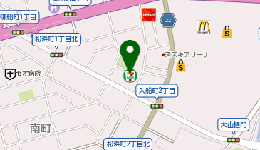 ChargeSPOT セブン-イレブン 福山入船町店の地図画像