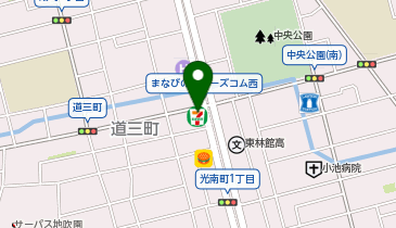 ChargeSPOT セブン-イレブン 福山道三町店の地図画像
