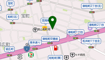 ChargeSPOT セブン-イレブン 福山御船町店の地図画像