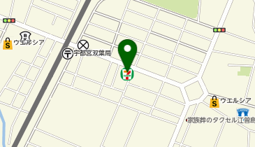 ChargeSPOT セブン-イレブン 宇都宮双葉店の地図画像