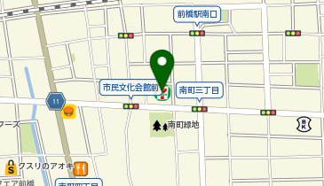 ChargeSPOT セブン-イレブン 前橋市民文化会館前店の地図画像