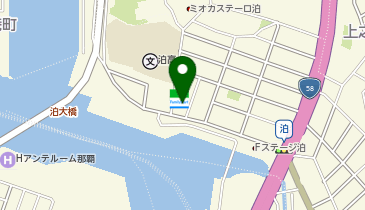 CHARGESPOT(チャージスポット)ファミリーマート 泊北岸店の地図画像