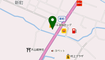 CHARGESPOT(チャージスポット)ソフトバンク 村上の地図画像
