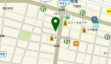 スギ薬局 今池店の地図画像