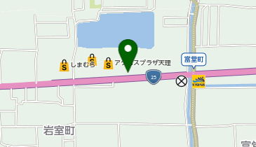 スギドラッグ アクロス天理店の地図画像