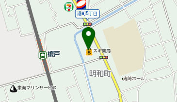 スギ薬局 榎戸店の地図画像