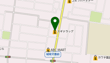 スギドラッグ 小山西城南店の地図画像