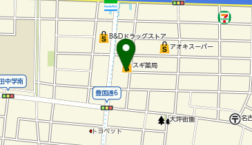 スギ薬局 岩塚店の地図画像