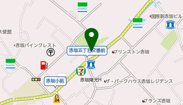 スギ薬局 赤坂店の地図画像