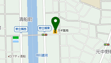 スギ薬局 野立橋店の地図画像