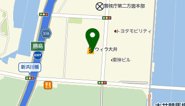 スギ薬局 ウィラ大井店の地図画像