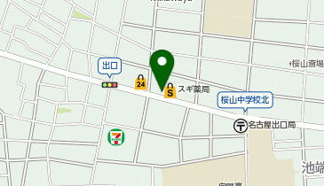 スギ薬局 御器所西店の地図画像