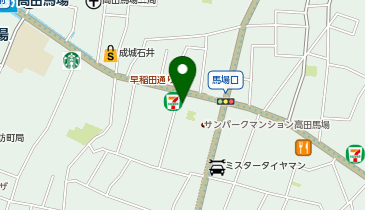 スギ薬局 高田馬場店の地図画像