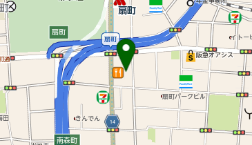 スギドラッグ 扇町店の地図画像